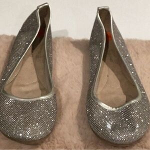 Elegant Silver Women's Ballet Flats